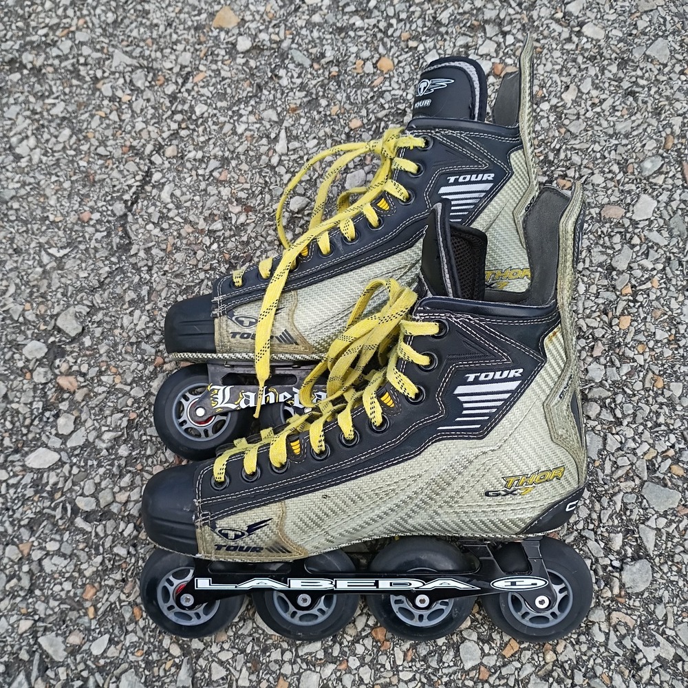 Tour Thor 909 GX7 Inline Hockey Skates Roller Blades Men's Size 10.5